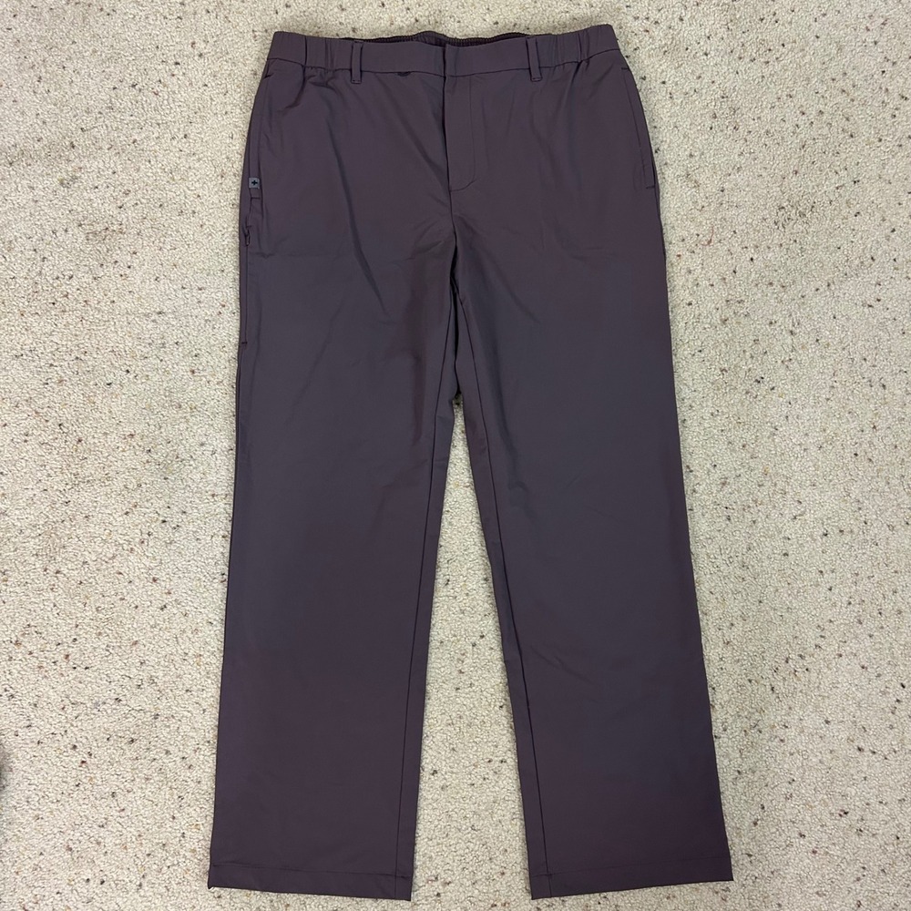 Figs Pro Straight Leg Scrub Pants Brown Technical Men's Large